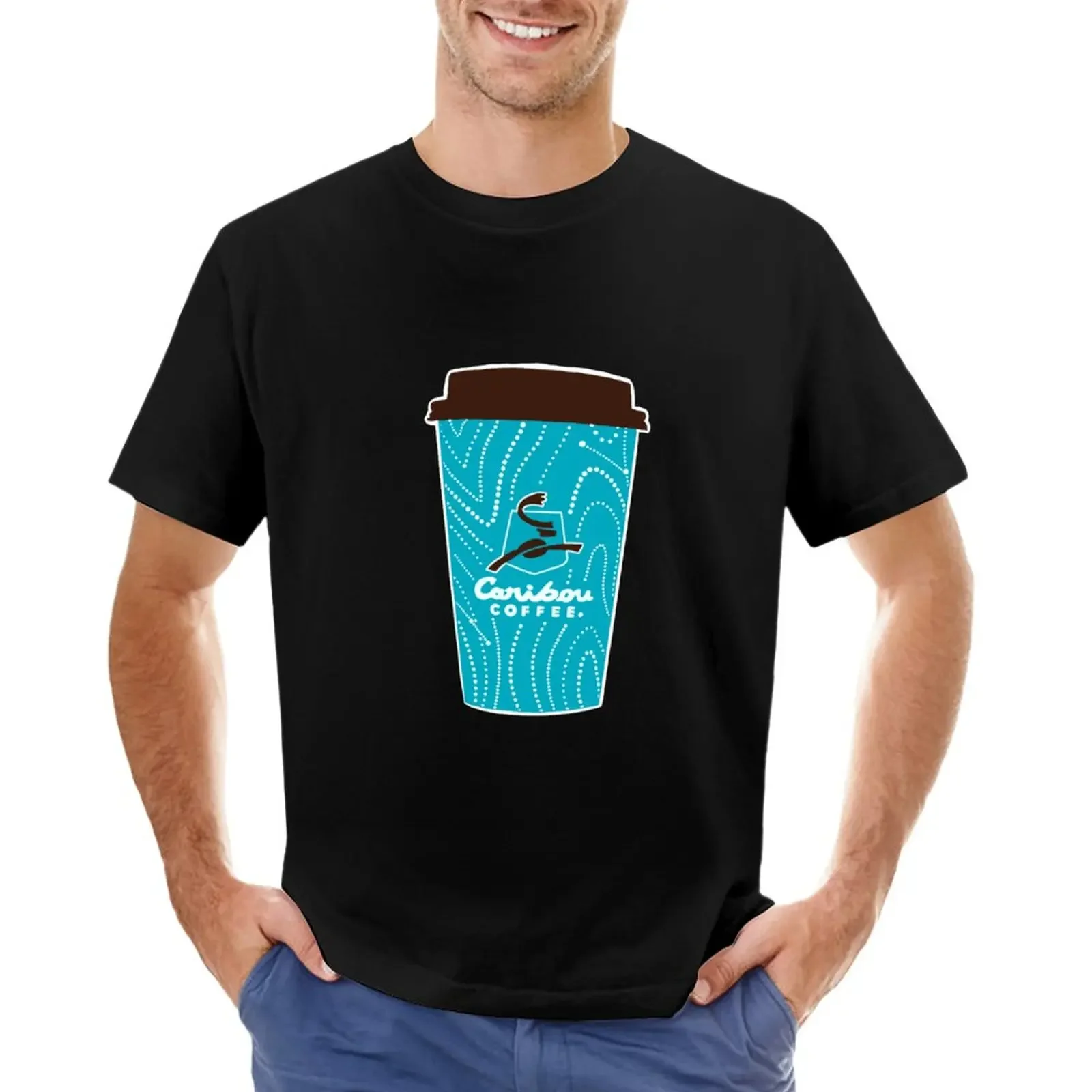 Caribou Coffee Cup T-Shirt shirts graphic tees vintage clothes blacks boys whites mens graphic t-shirts big and tall