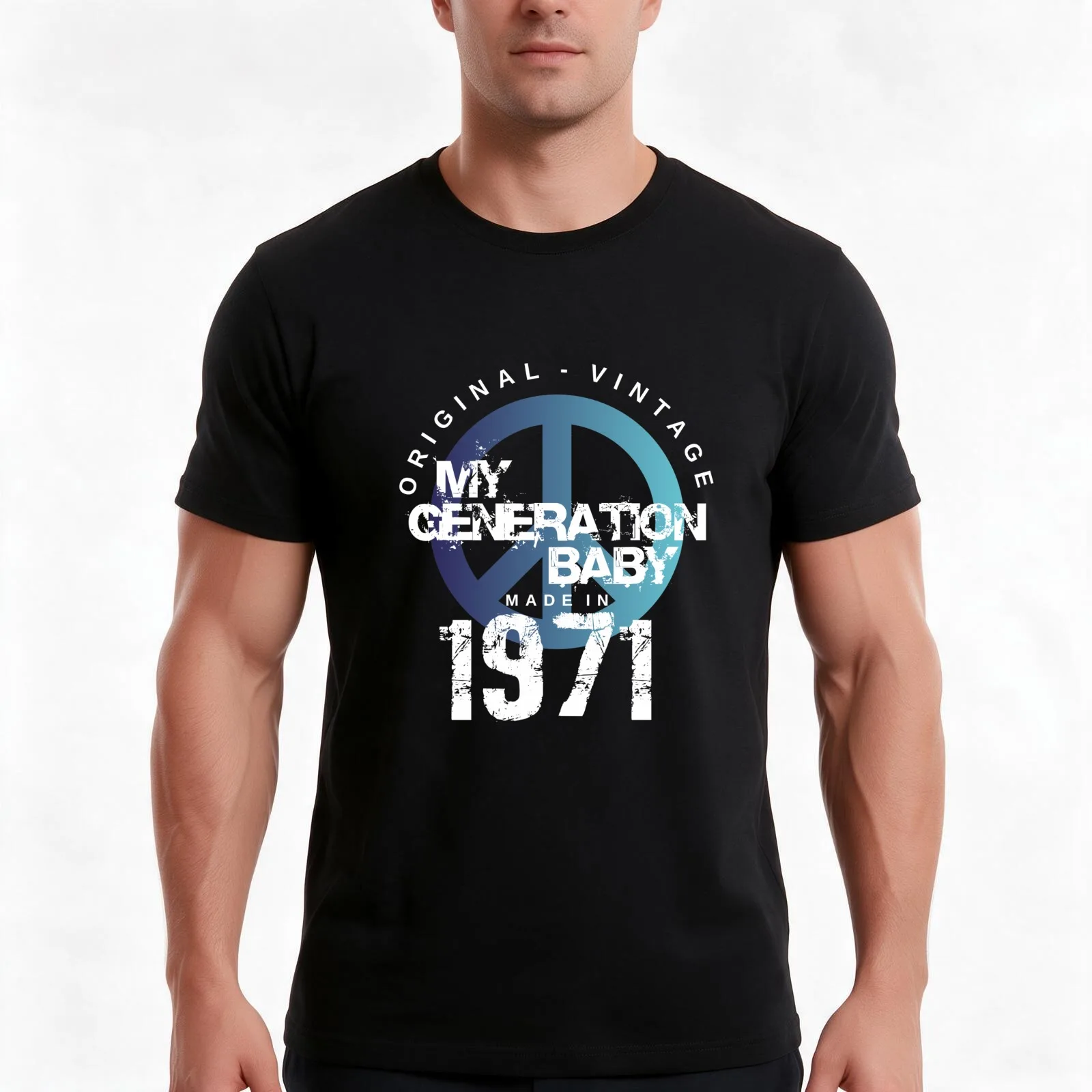 1971 Birthday My Year T Shirts, My Generation Baby! T-Shirt Summer Casual Cotton Tee, Unisex Men Women