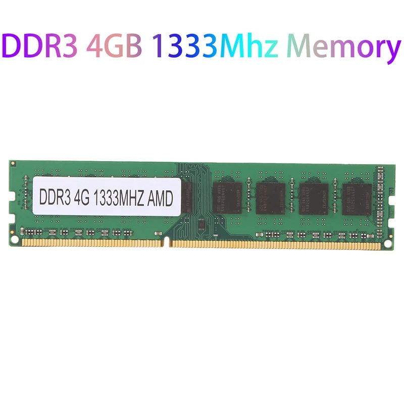 DDR3 4GB 1333Mhz Memory Ram PC3-10600 Memory 240Pin 1.5V Desktop RAM Memory Only For AMD Motherboard