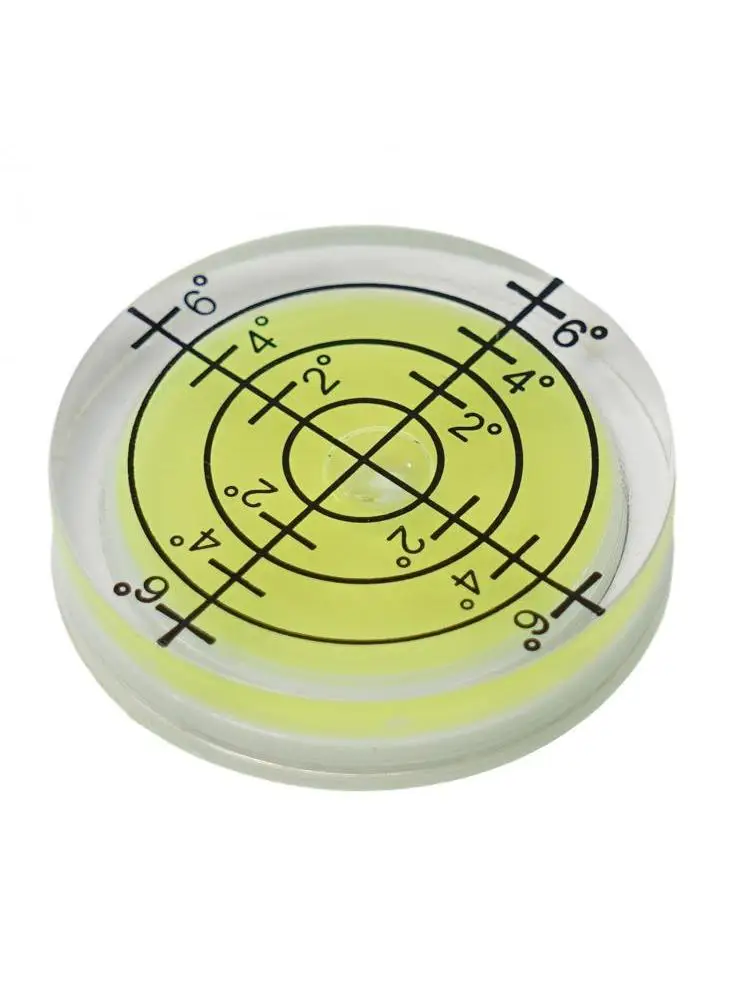 1 Stück 32mm Wasserwaage aus Acryl, Messinstrument, Werkzeug 20 ° -30 °   Präzision für runde Messgeräte und Messinstrumente