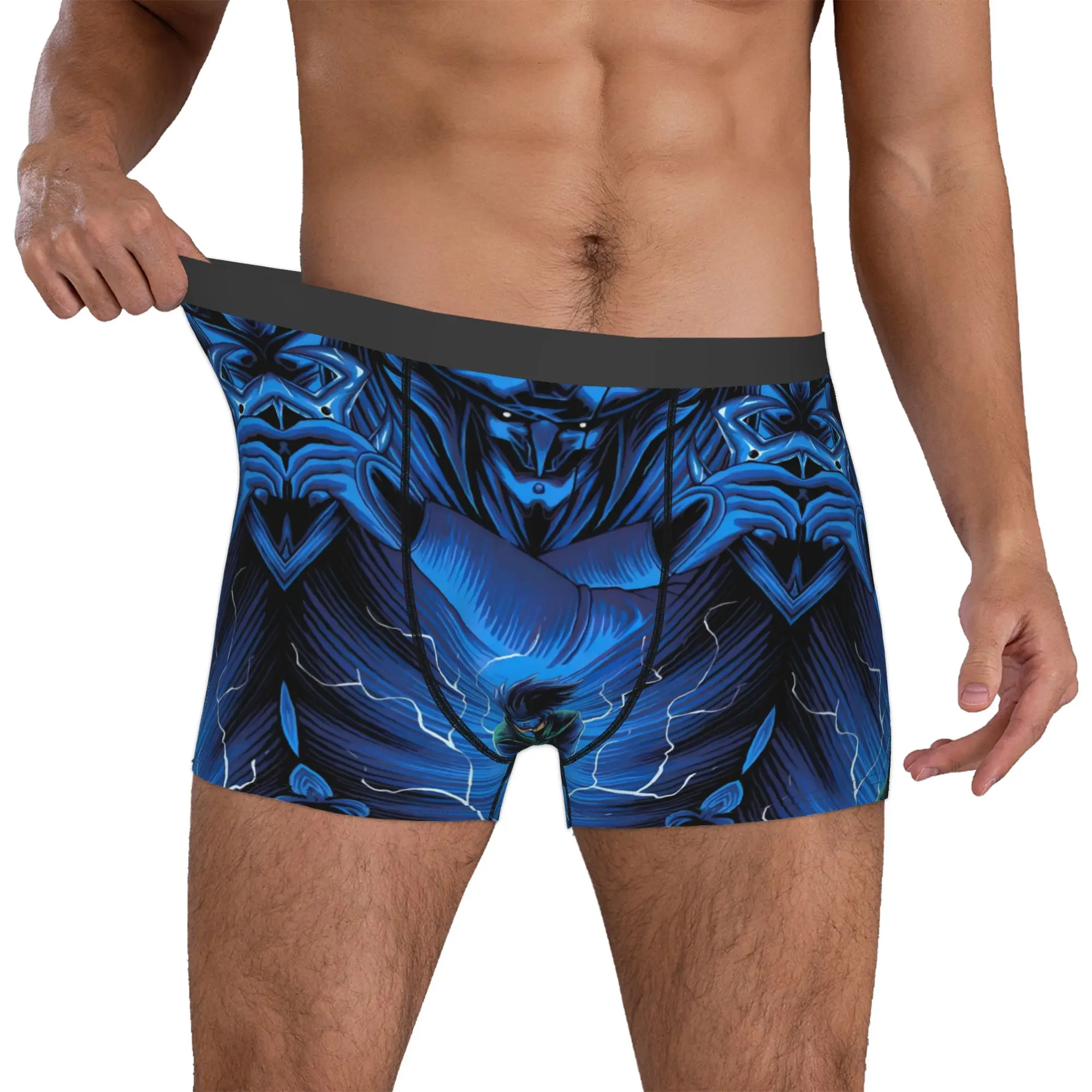 

Customized K-Kakashies H-Hatakes Mentor Boxer Shorts For Homme 3D Printed Classic Underwear Panties Briefs Stretch Underpants