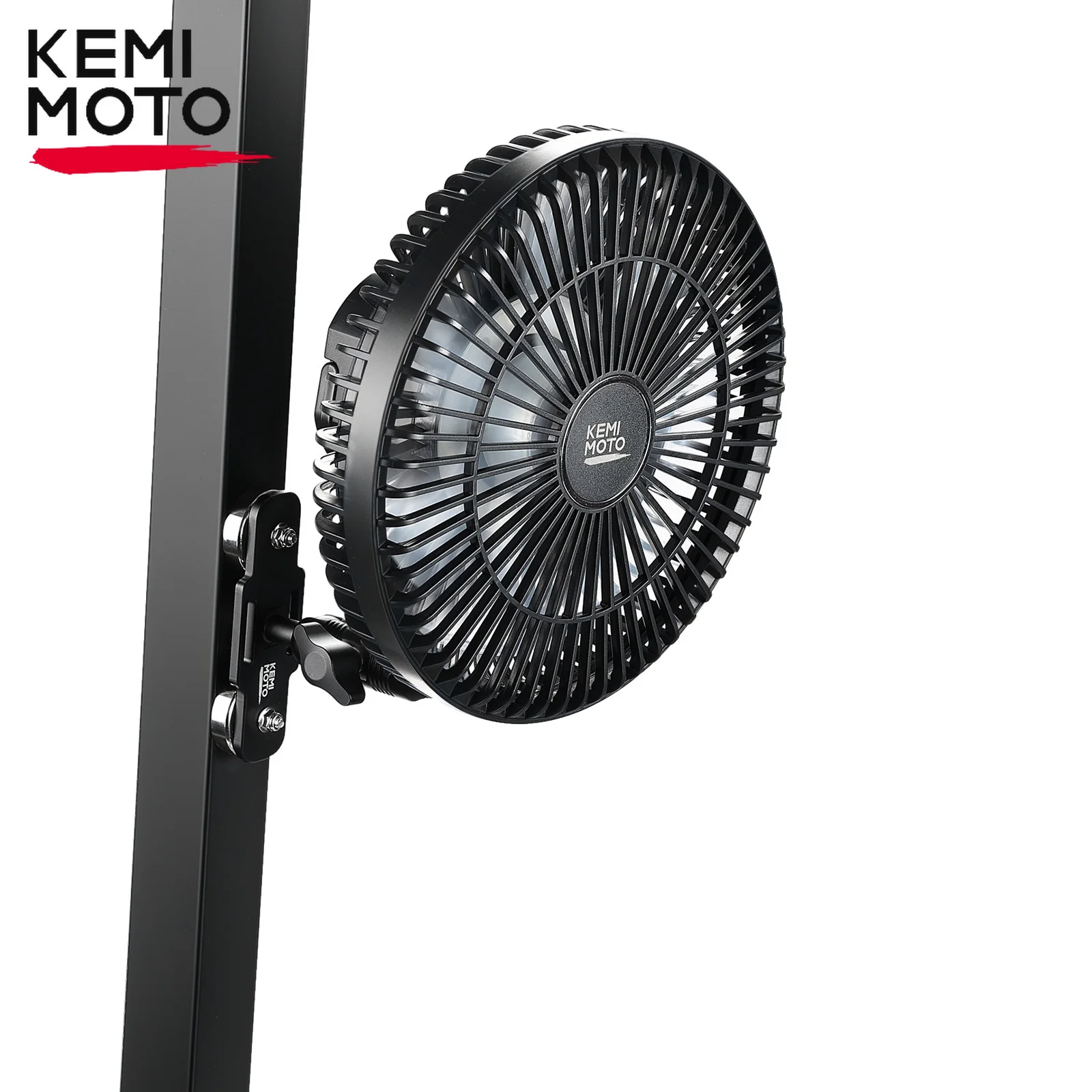 

Магнитный вентилятор KEMIMOTO, 6 скоростей, регулируемый на 360 градусов ° Вращающаяся перезаряжаемая USB-C долговечная тележка для гольфа, лодки, кемпинга, использования на открытом воздухе