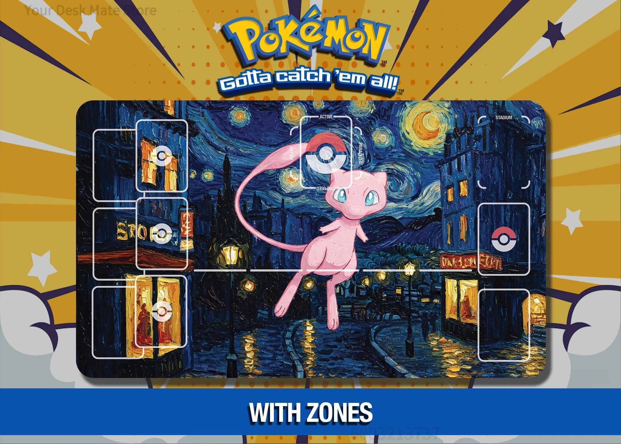 Pokemon TCG-Spielmatte mit Zon – Door Mat Blank Bewertung und Preis