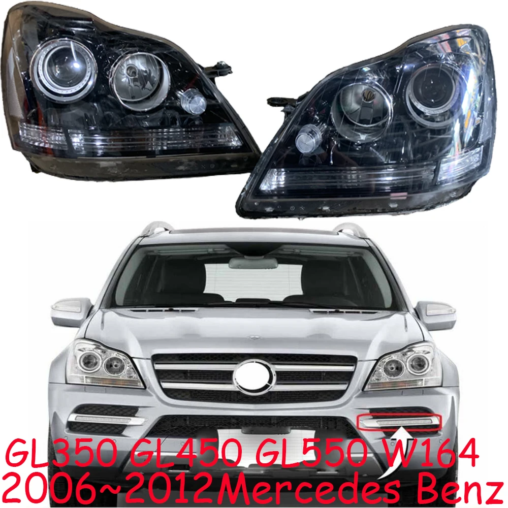 

1pcs car bumper headlamp for Mercedes Benz W164 headlight GL350GL450GL550 accessories for Benz W164 fog light