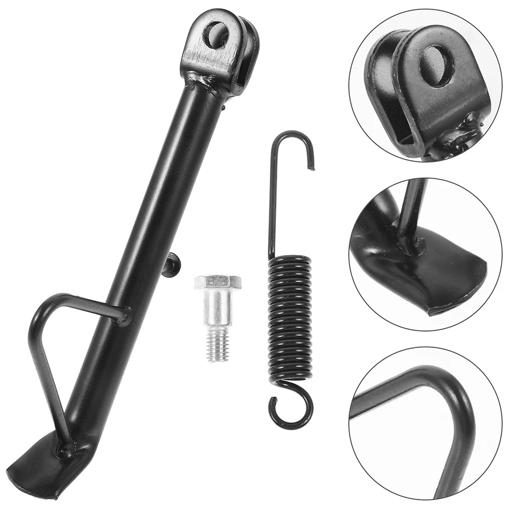 Motorcycle Kickstand 2 Sets Foot Side Support Electric Bike Single Leg Stand Parking Rack Dirt Bike Accessories Universal