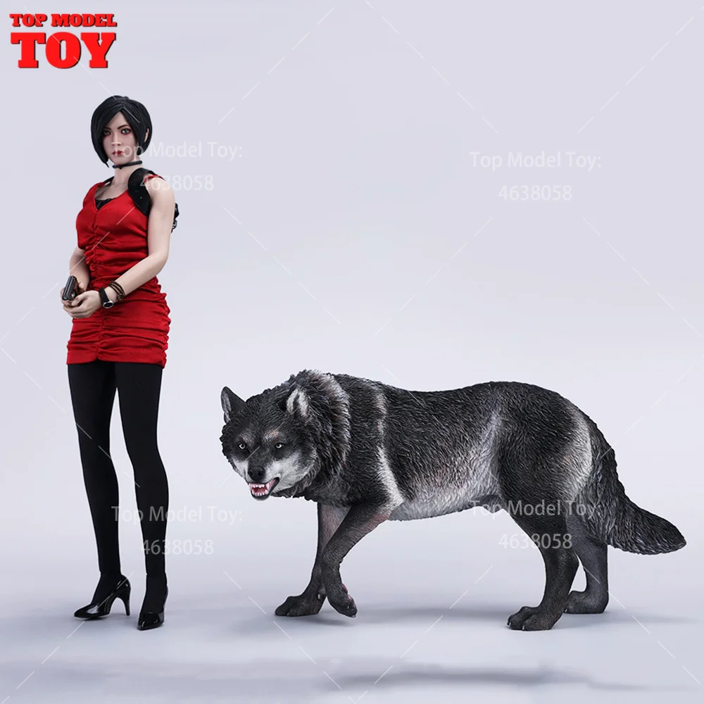 JXK JXK242 1/6 Scale Direwolf Figurine 26×10×14cm Animal Model Static Scene Accessory For 12'' Soldier Action Figure Body Dolls