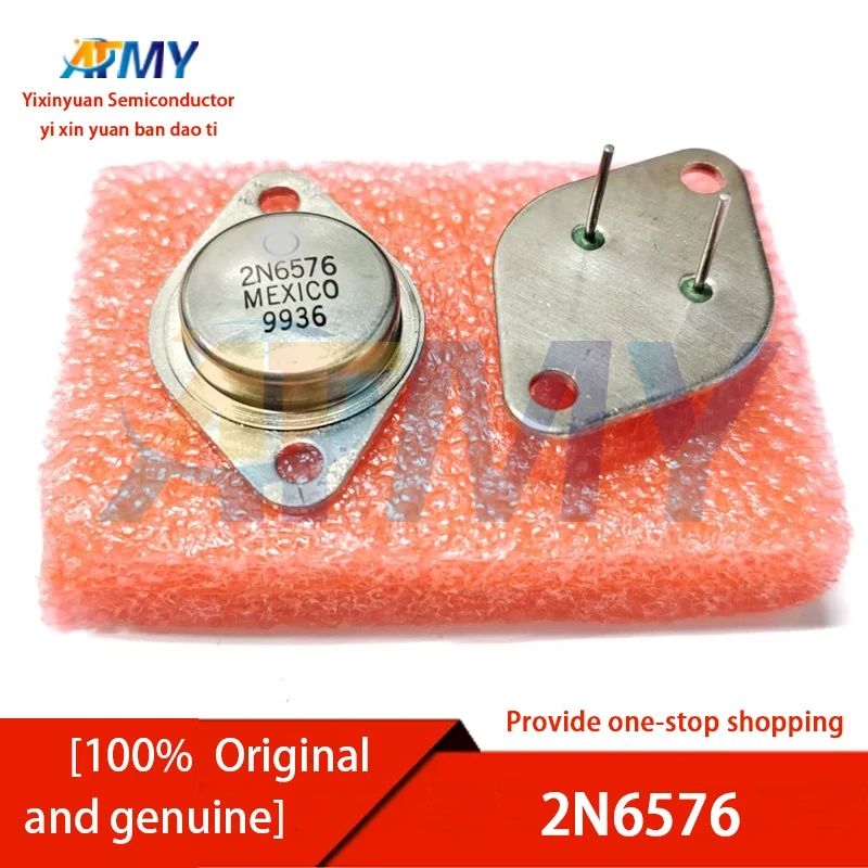 

2piece 2N6576 Gold-Sealed Transistor TO-3 Metal Can Bipolar Transistor