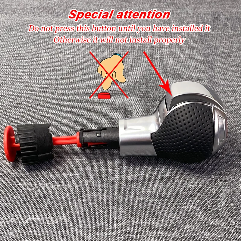 Automatic Gear Shift Knob Shift Lever Handle Head for Audi A3 S3 RS3 Q3 S6 RS6 A4 A5 A7 Passat Golf 6 7 Golf 6GTI 7GTI Golf R CC