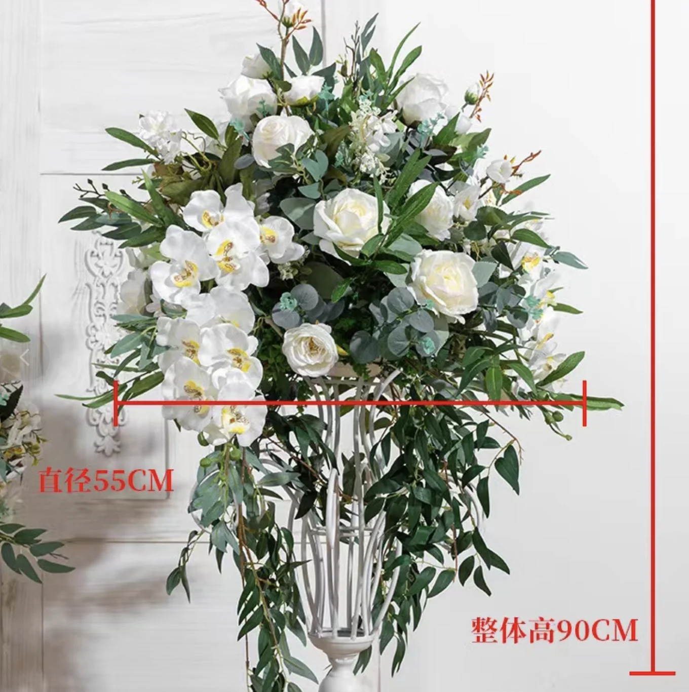 M866 Wholesale Customized Wedding Event Decorative Table Centerpieces Artificial Silk Flower Ball