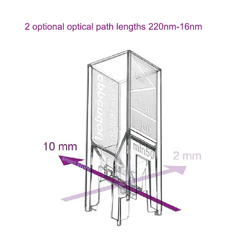 

Cuvette Disposable UV Cuvette Plastic Cuvette cup for Spectrophotometer,UVette 220-1600nm cuvette，50-2000ul，Individually Wrapped
