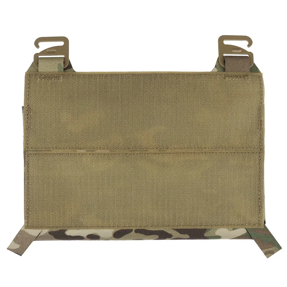 Imagem -04 - Bolsa de Revista Tática Molle com Aba Frontal Gancho Canguru Elástico Triplo Mag Colete Ferro Placard Porta Placa Airsoft Gancho 556 g