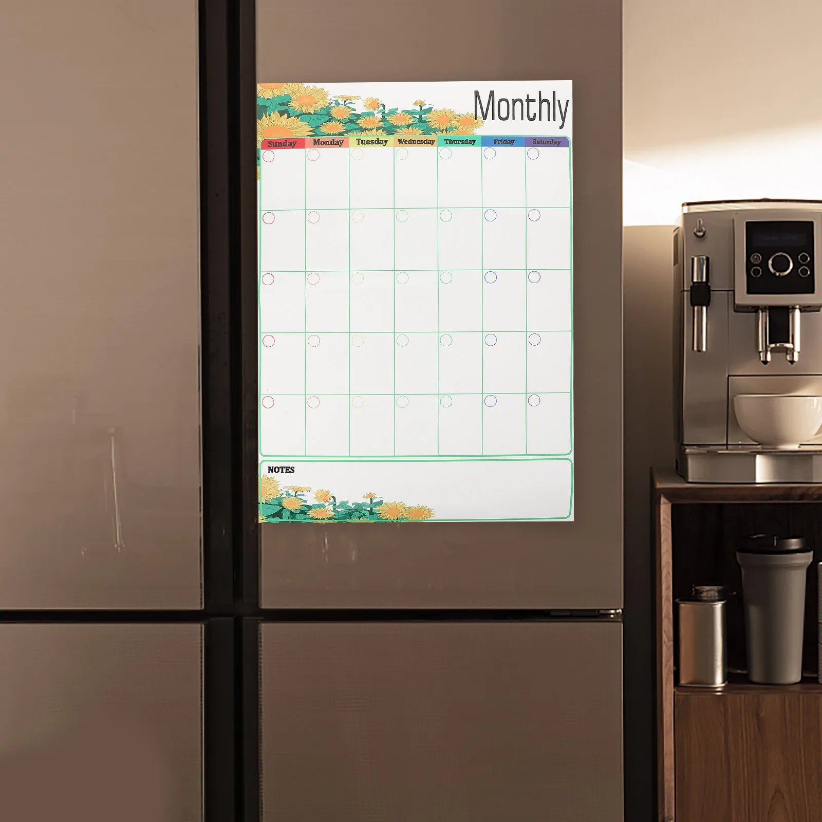 

Magnetic Whiteboard Set Soft Calendar Erasable Fridge Planner Monthly Schedule Kitchen Dry Erase Board Refrigerator Reminder
