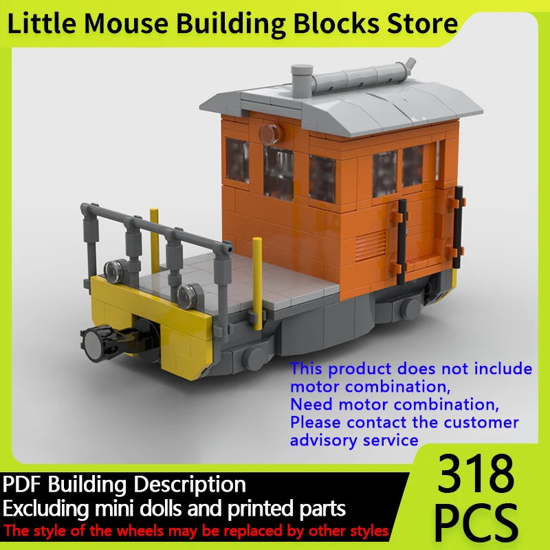 City Car Model MOC Building Bricks 15-26 Shunting Locomotive Modular Technology Children Holiday Gifts Assemble Toys Suit