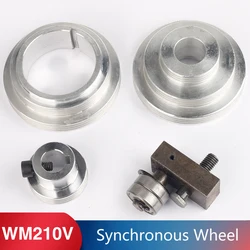 Metal synchronous belt pulley 150J Motor synchronizing wheel For WM210V BHC210 HS210 JY210V CTC210 Lathe Spare Parts