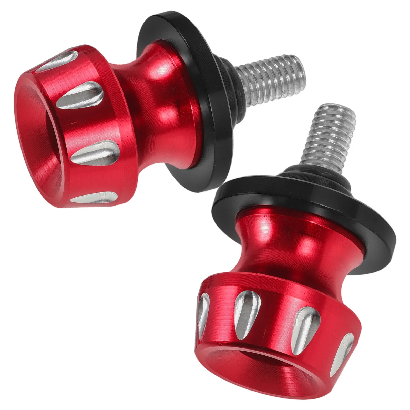 

1 Pair 8Mm Motorcycle Swing Arm Spools Sliders Aluminum Alloy Swingarm Stand Screws Durable Motorcycle Repair Accessories For