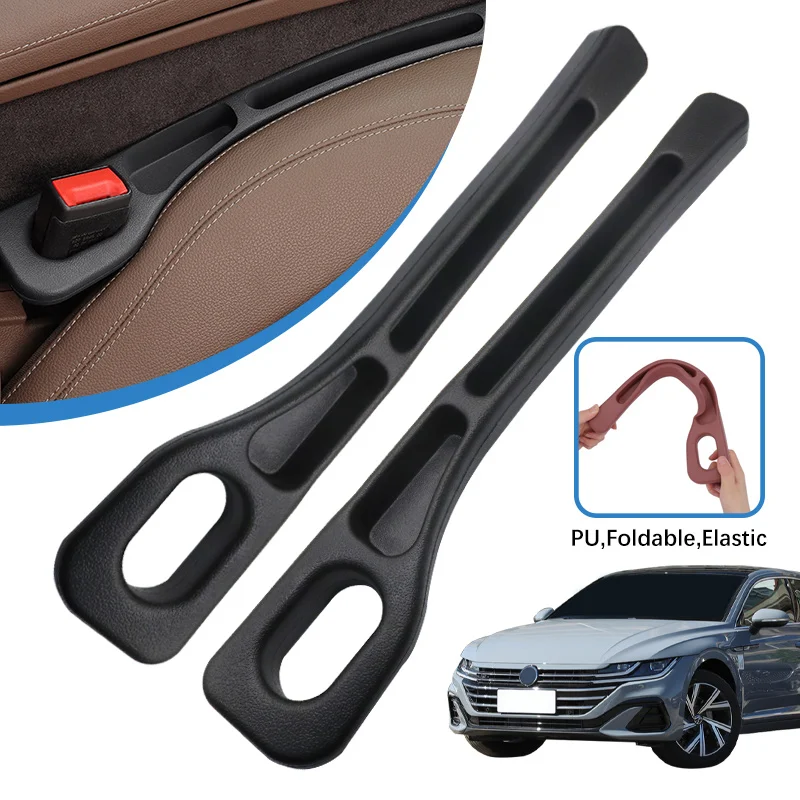 

2PCS Car Seat Gap Strip Crevice Organizer Storage Filler For Volkswagen VW Golf 4 5 6 7 Jetta Bora Vento Passat B5 B6 B7 B8 CC