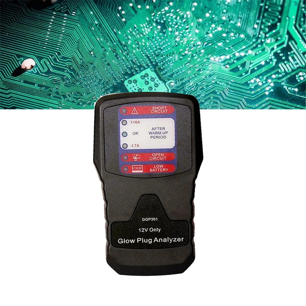 12V Automotive Gloeibougie Analyzer Diesel Gloeibougie Tester LED Diagnostic Tool Tester