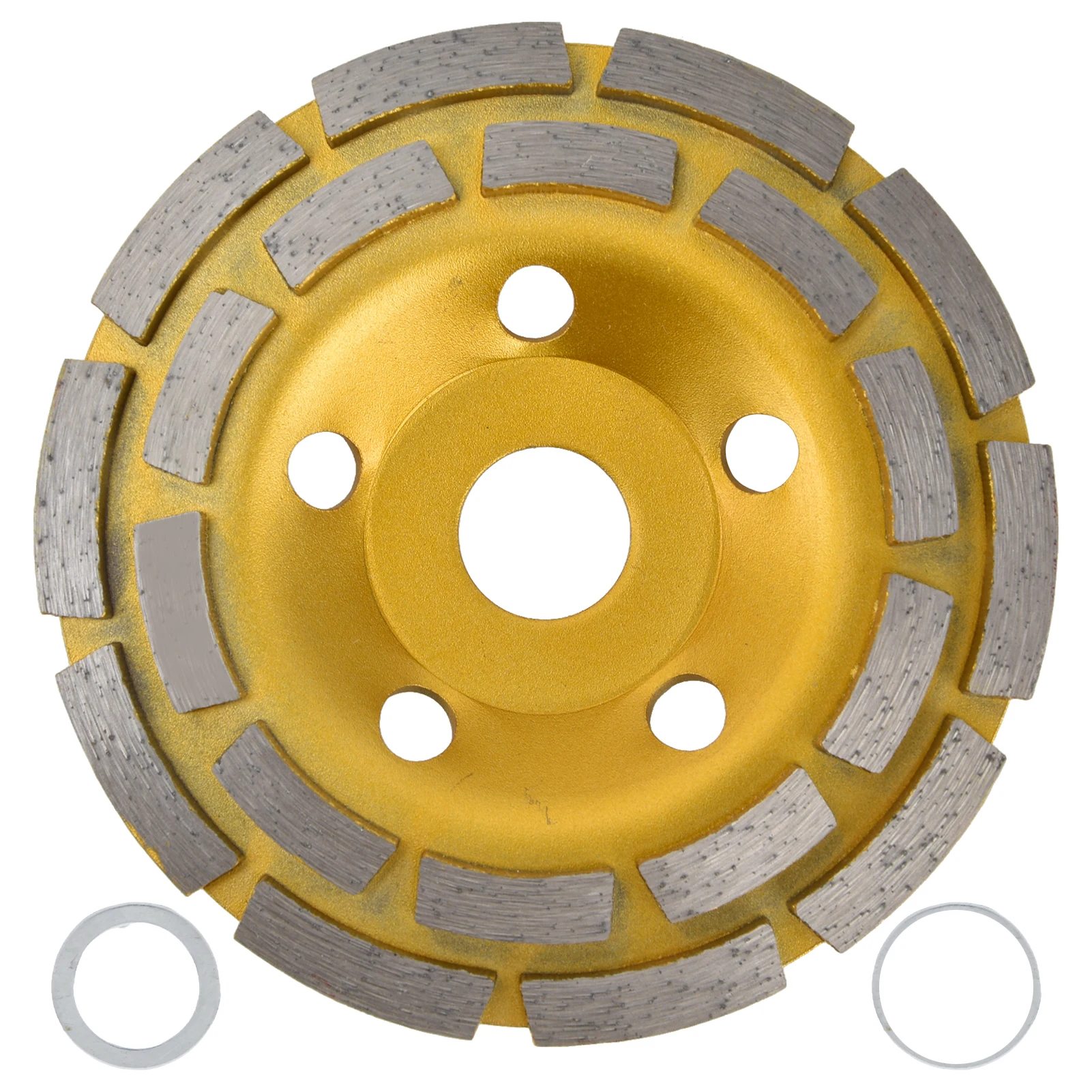 

Шлифовальный круг с алмазной чашкой, двухрядные шлифовальные круги для бетона, большая шлифовальная секция, гранитный камень, мрамор, угловой шлифовальный диск