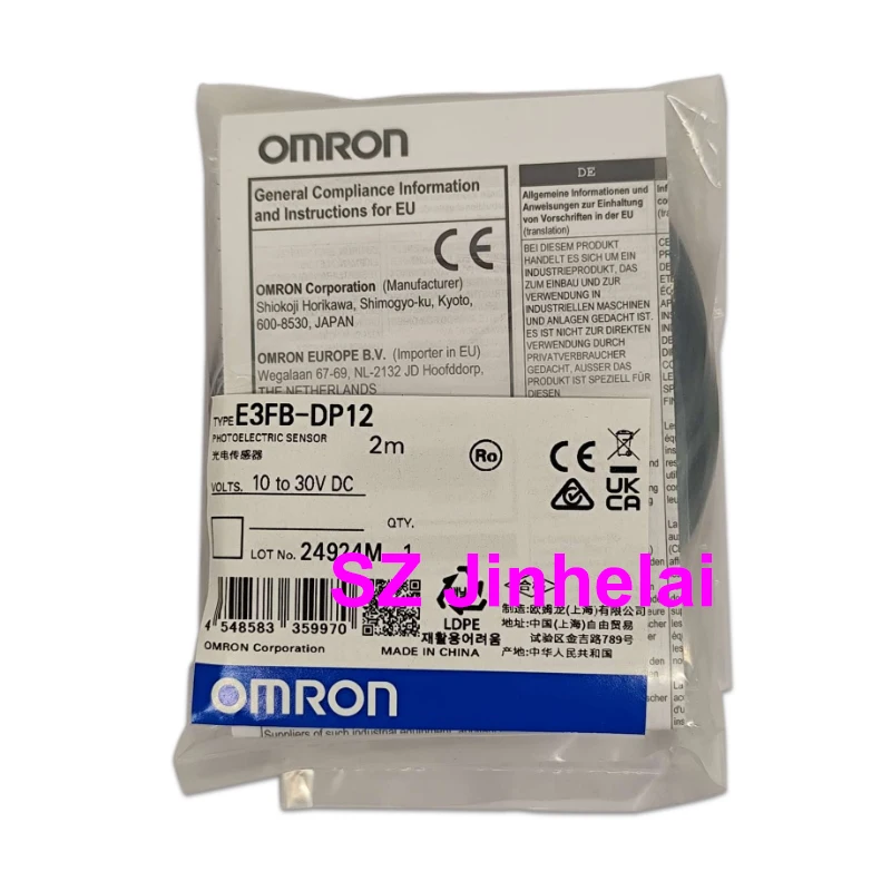 Authentieke Originele Omron 2M 10-30VDC Foto-elektrische schakelaar E3FB-DP12 DN11 DN12 RP21