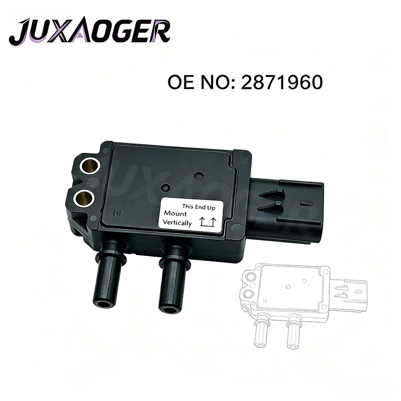 DPF Differential Pressure Sensor 2871960 2511413C1 For Cummins 6.7L ISB ISC ISL Engine Freightliner M2 International Volvo Truck