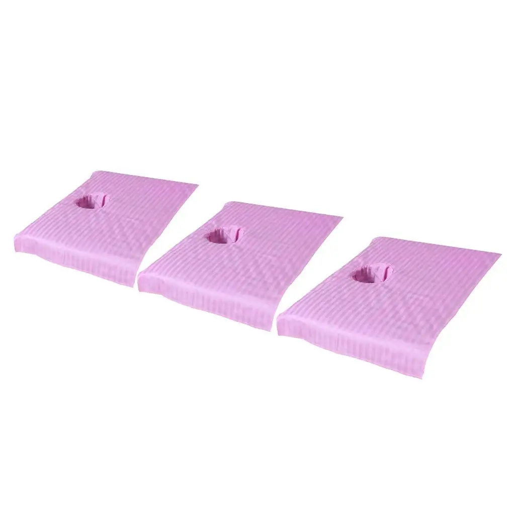 3pcs Soft Cotton Massage Table Sectional Sheet Sectional Towelling Cover with