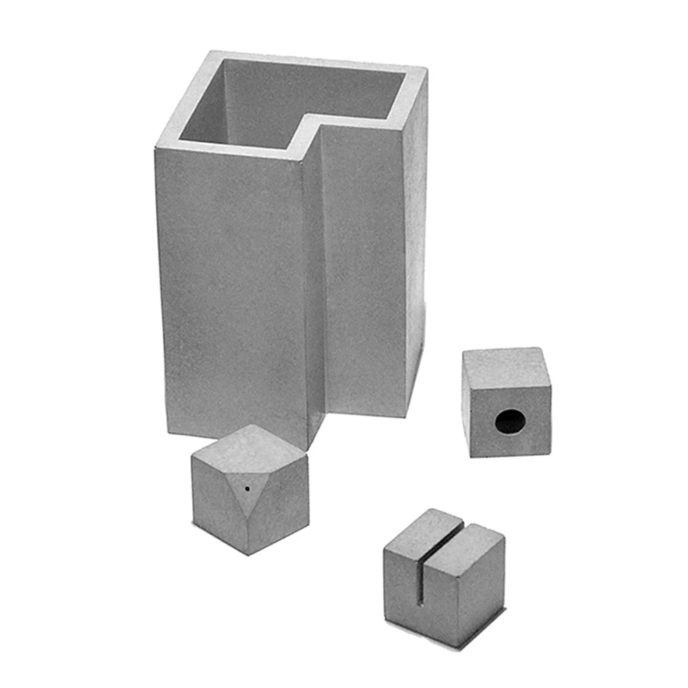 

Nordic Cement Pattern Pen Holder Desk Storage Pen Holder Pen Box Multiple-Use Desk Organizer Storage Box (Grey)