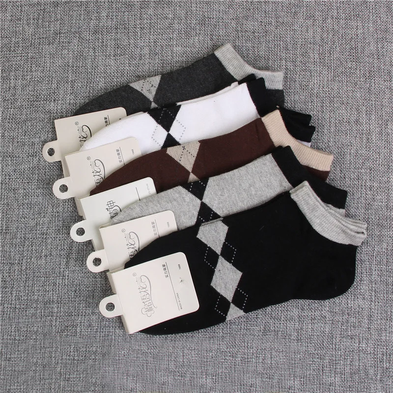 Anti odor and sweat absorption, spring and autumn styles, summer thin breathable sports boat socks, men's casual socks