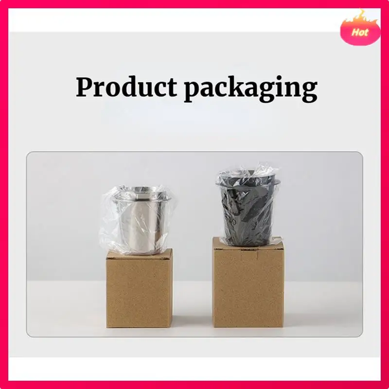 AD-ブラック 58 ミリメートルコーヒー投与カップステンレス鋼コーヒーカップ輸送カップステンレス鋼ユニバーサルパウダーコレクター簡単インストール