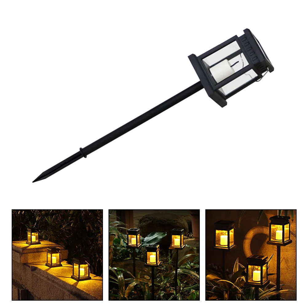 

Лампа на солнечных батареях для сада, уличный декоративный фонарь с наземной вставкой, теплая атмосфера, ландшафтный светильник на солнечной энергии для двора
