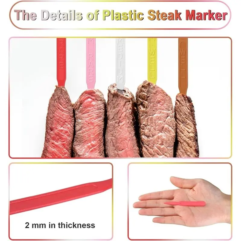 WCS-Meat Doneness Picks, 1000 Pcs 3