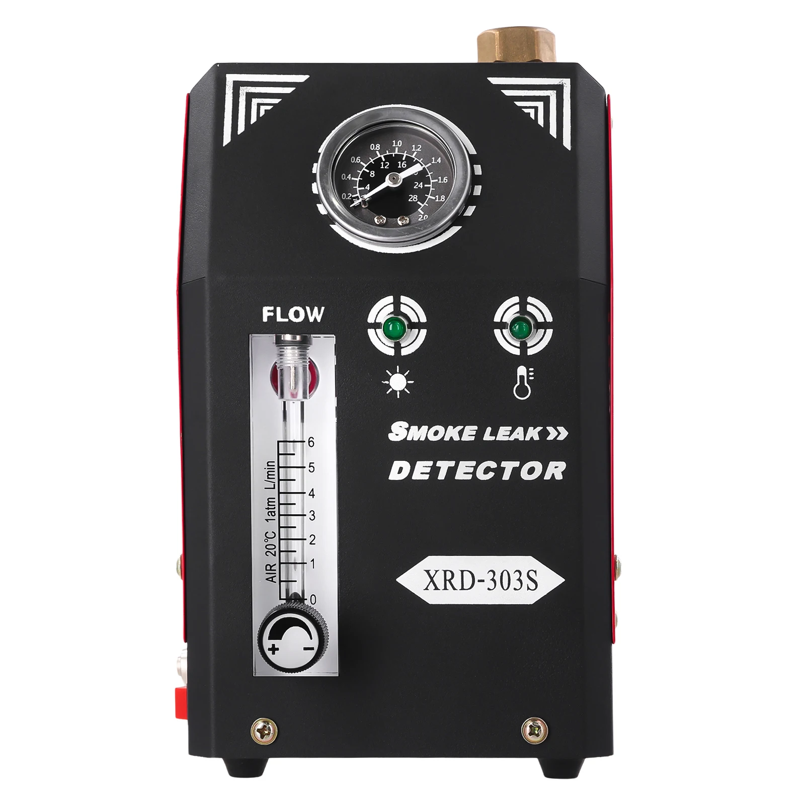 Podofo Dual-Mode-EVAP-Rauchmaschine, Kfz-Lecksucher mit eingebauter Luftpumpe, Manometer, Durchflussmesser, Auto-Reparaturwerkzeug – Detail 9