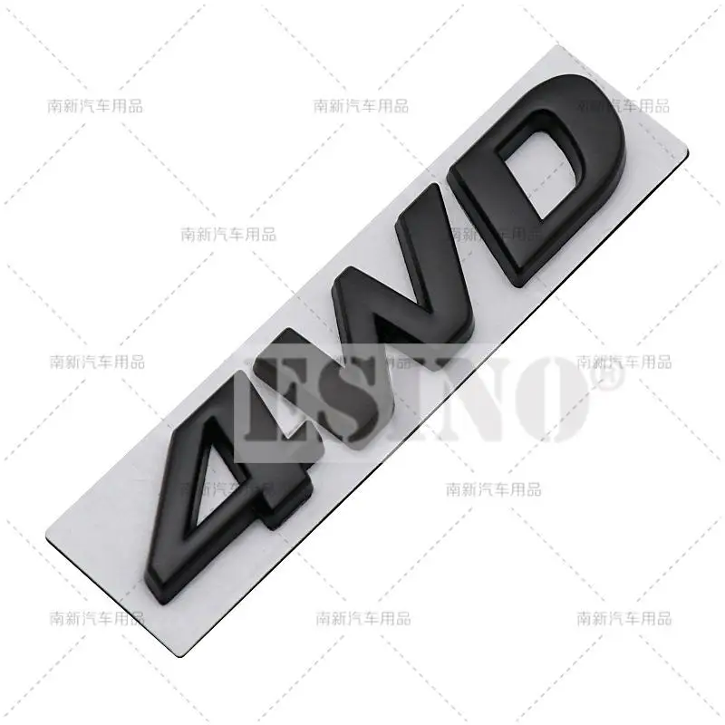 Style de voiture 3D 4WD métal en alliage de Zinc coffre arrière garde-boue adhésif Badge corps hayon emblème d'affichage pour Hyundai Tucson IX45 IX35