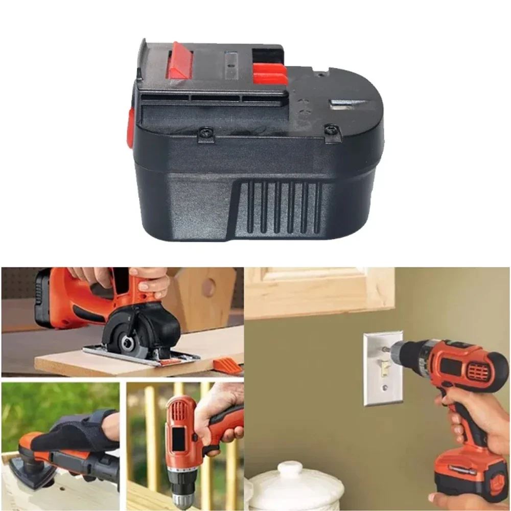 for Black&Decker 12V 4000/6000mAH Rechargeable Tool Battery for Black&Decker A12 A12EX FSB12 FS120B A1712 HP12K HP12