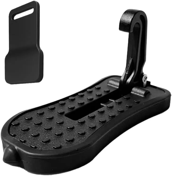 

Foldable Car Door Step for Roof Access, Heavy Duty Aluminum, Adjustable Multi-Angle, Anti-Scratch Pad for SUVs, Trucks, Vans