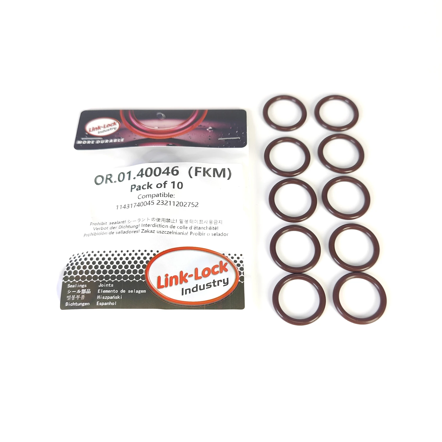 10PCS Fkm Viton OR.…