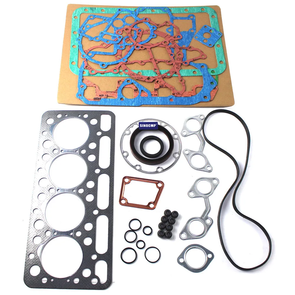 1 Set V2003 V2003T V2003M V2003DIEngine Gasket Kit For Kubota Tractor KX121-3 KX121-3S KX161-3RI KX161-3R2 KX161-3S1