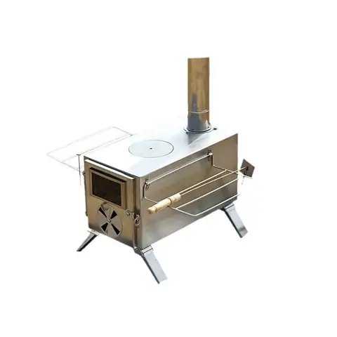 야외 캠핑 텐트 목재 스토브, 접이식 및 휴대용, 효율적인 안전하고 신뢰할 수 있는, 다기능 및 경제적인 점화 용이