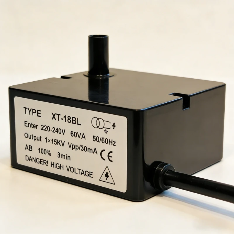 Ignition Transformer For Gas Burner Igniter High Voltage Transformer Single Electrode Output For Gas XT18BL 220V 15KV