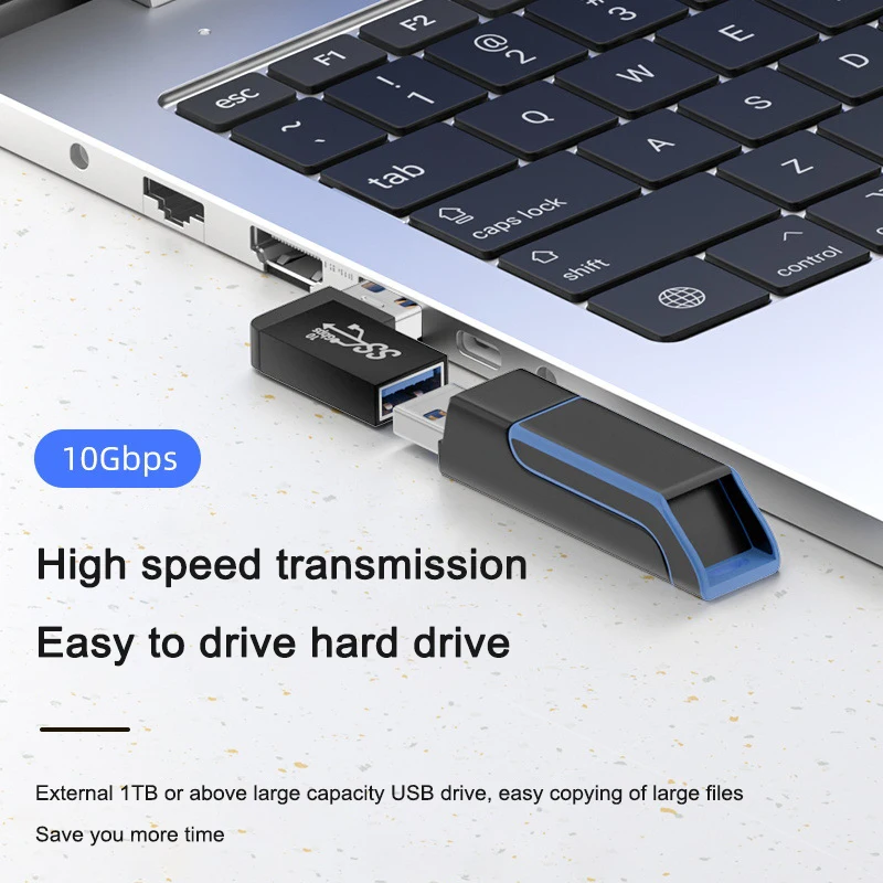 

90 Degree USB 3.0 Male to Female Right Angle Extension Adapter USB Upward Elbow Adapter 10Gbps For Laptop PC Connector Converter