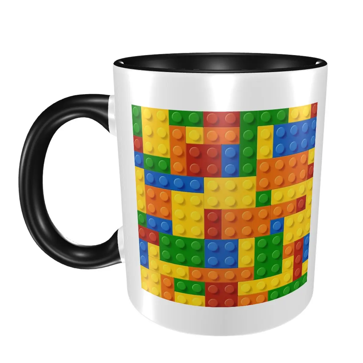 Building Blocks Construction Brick Mug Funny Ceramic Coffee Cups Tea Mugs Milk Cup Drinkware Gift for Friends