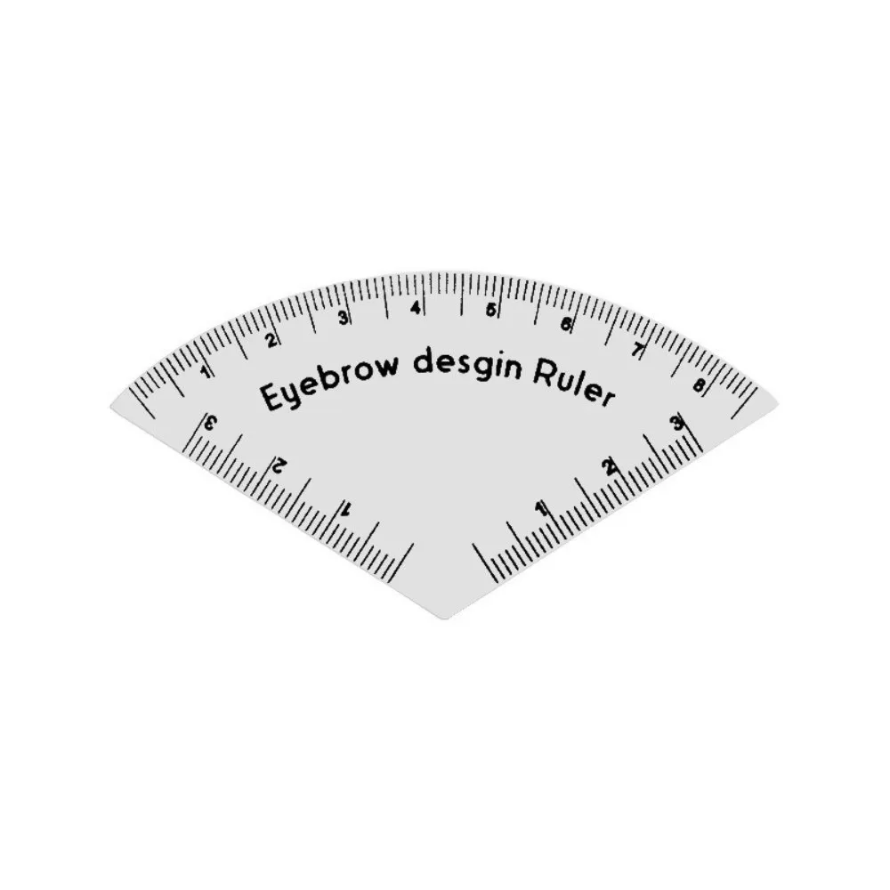 Nueva plantilla duradera para dar forma a las cejas, moldeador de cejas instantáneo portátil, suministros de regla de diseño de cejas para dibujar