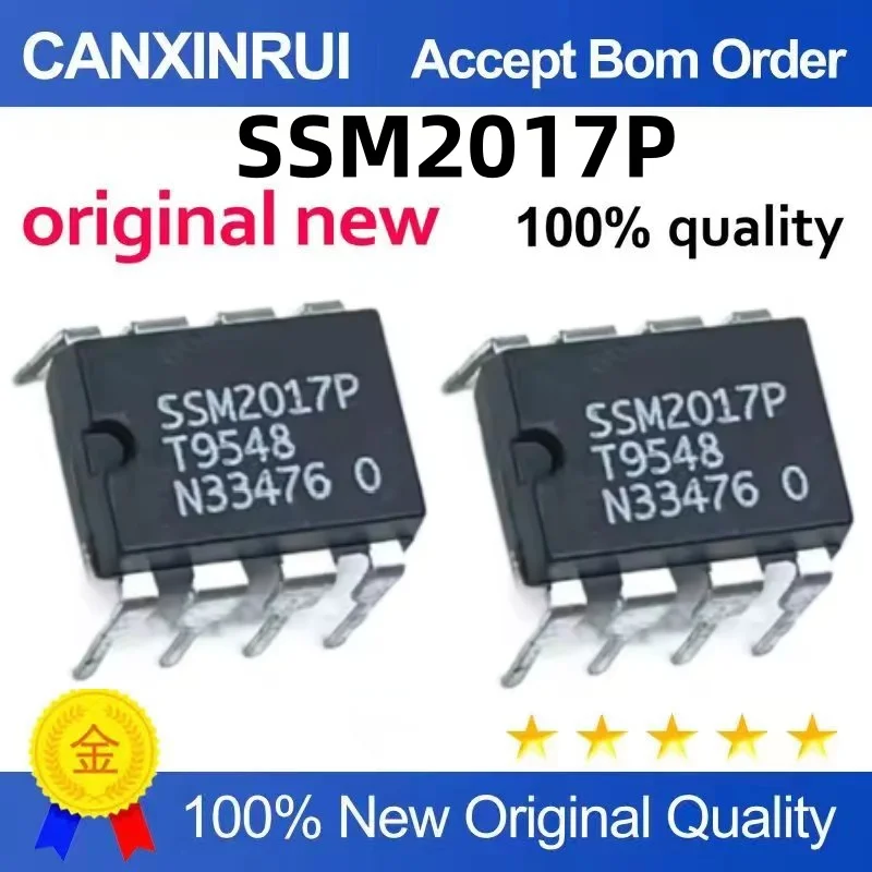 

SSM2017 SSM2017P Imported original, audio preamplifier chip, DIP8 package