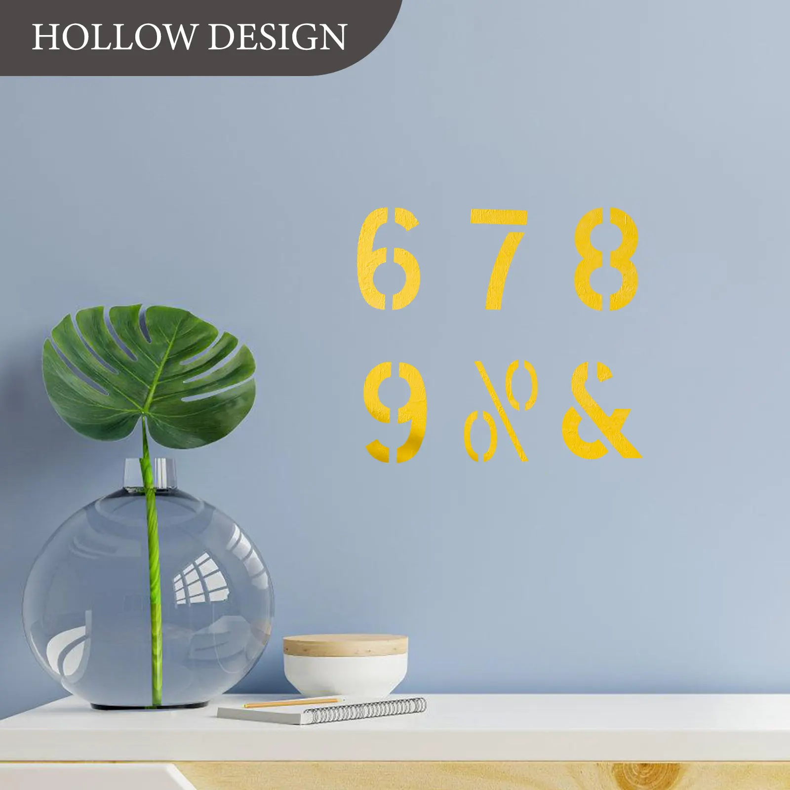 

1Set Plastic Ruler Template Large Alphabet Stencil Letters Numbers for DIY Painting Crafts Stencils Reusable Patterns Wall Decor