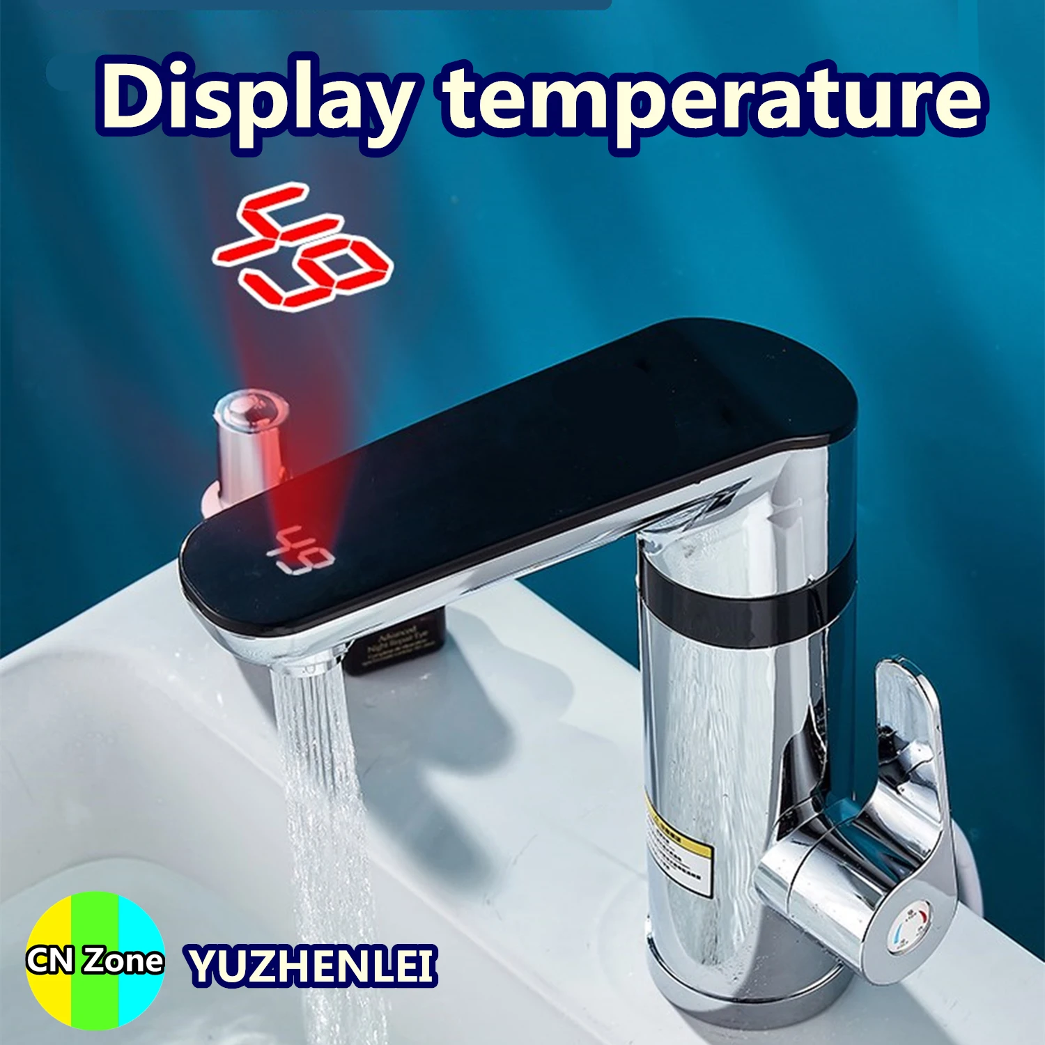 High Quality Instant Hot Water Faucet Electric Fast Heater Tap Tankless Heating 3KW Kitchen Washroom Office Cold-hot Dual-use