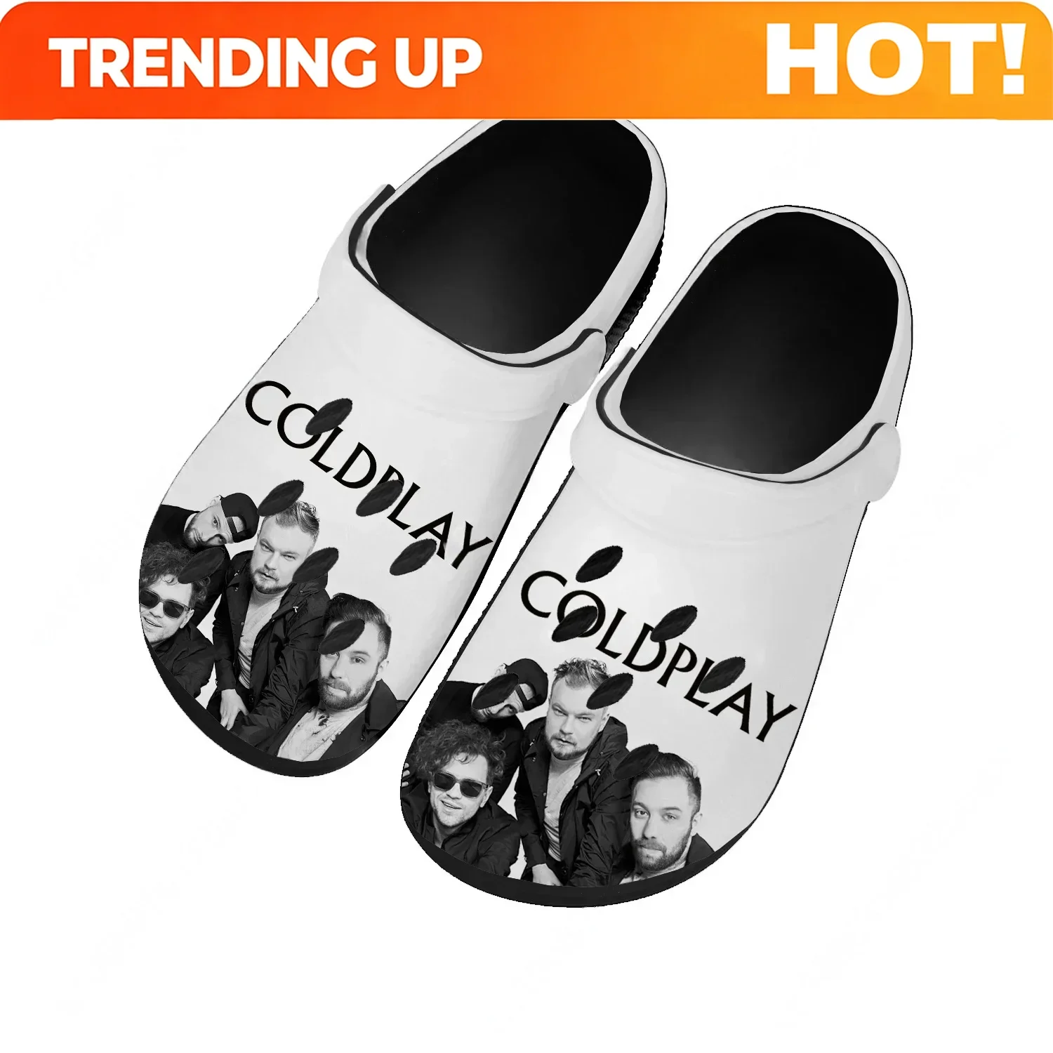C-Coldplay Cats Sandals Women Teenager Home Fashion Water Shoe Hot Games Garden Breathable Comfort Beach Hole Slippers