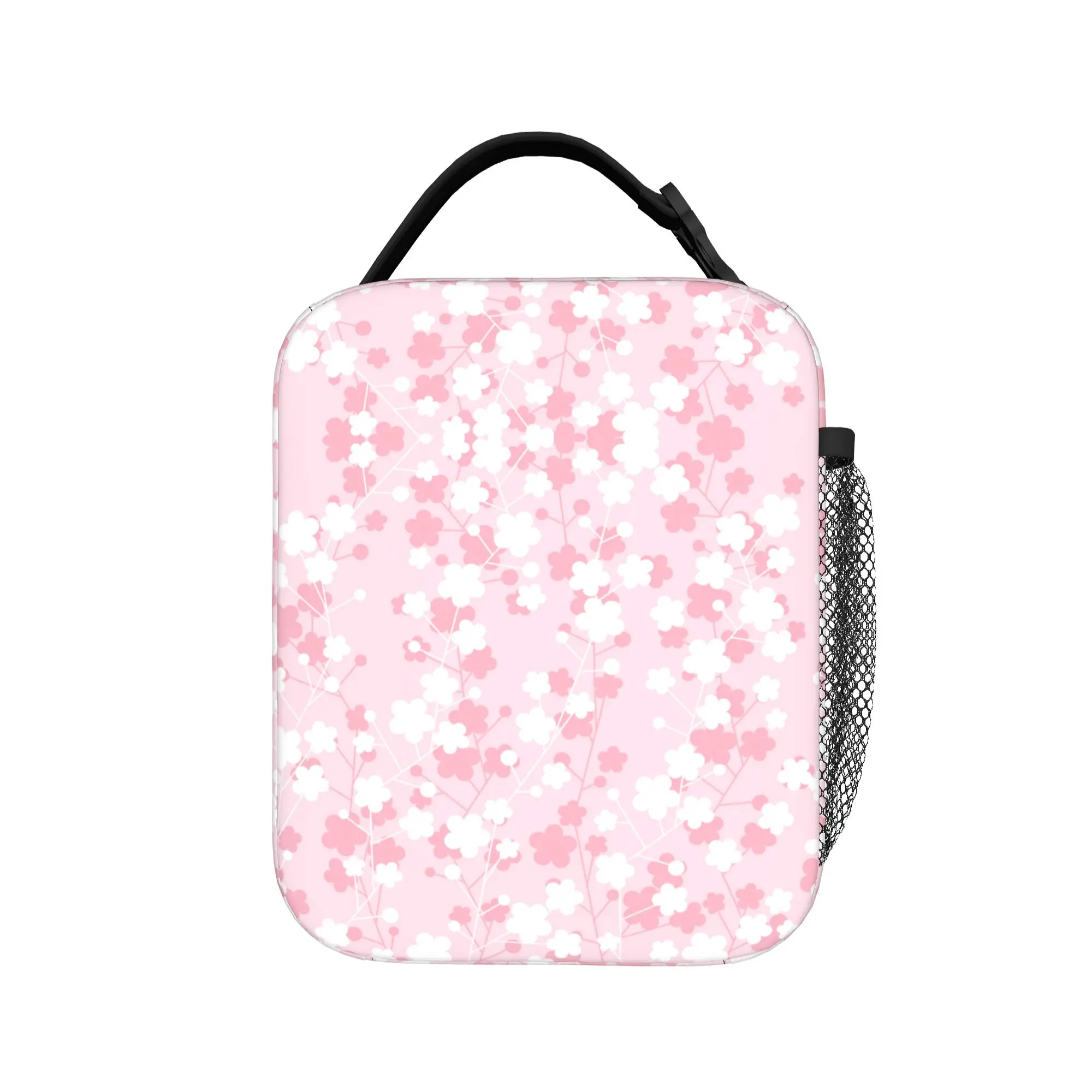 Japanese Sakura Cherry Blossom Thermal Insulated Lunch Bags for Travel  Portable Bento Box Cooler Thermal Lunch Boxes