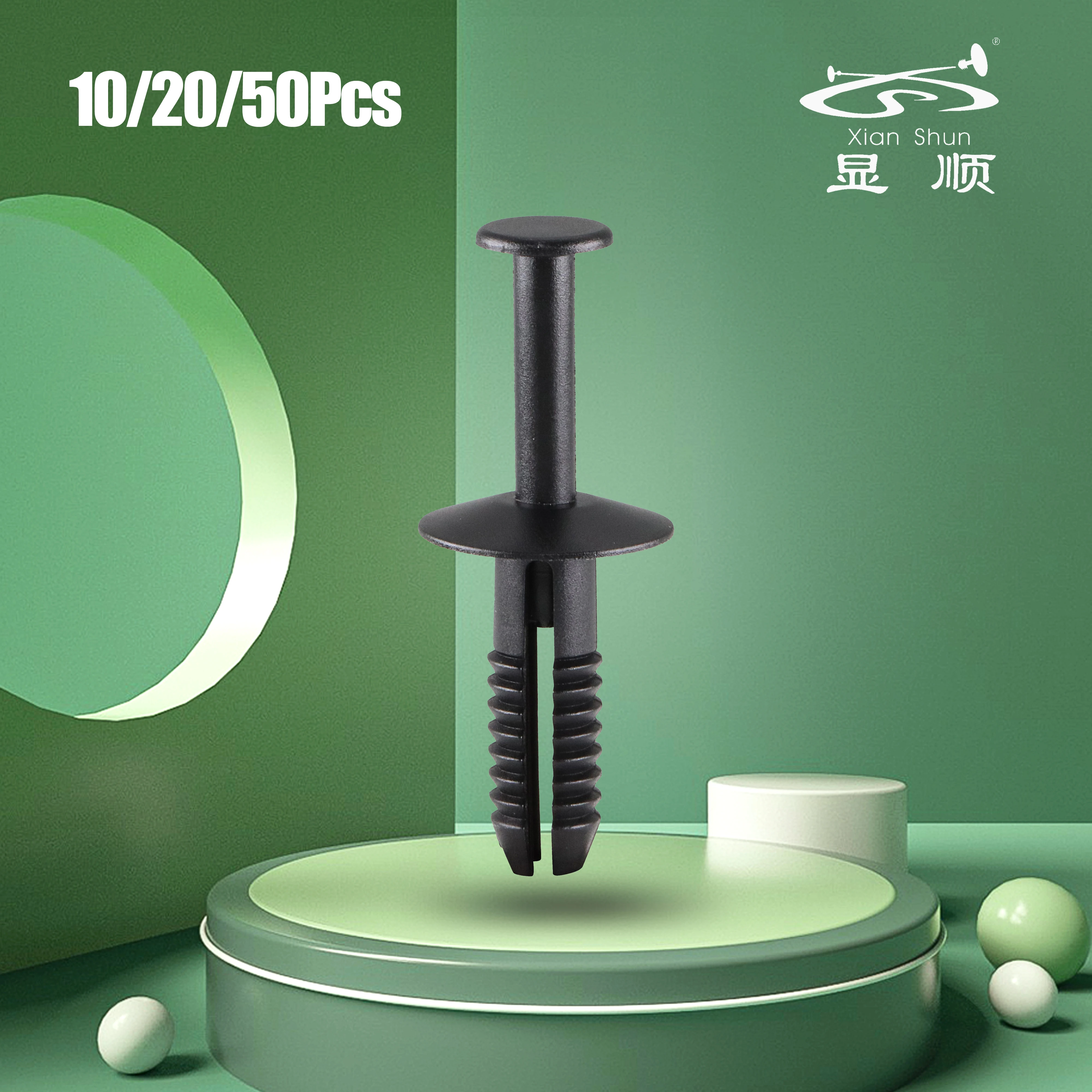 

10/20/50Pcs Black PA Front And Rear Bumper Interior Replacement Parts Car Fastening Clips Car Accessories For BMW 51111964186