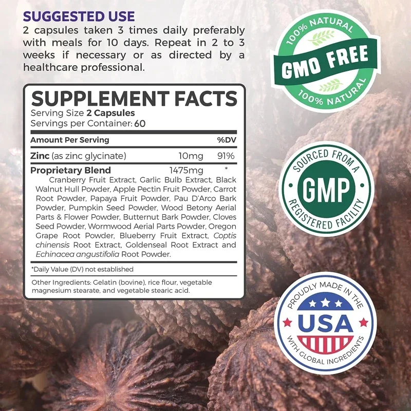 Intestinal Cleanse - Supports Cleansing, Detoxification, Liver, Colon Cleansing, Intestinal Health, and Immune Enhancement