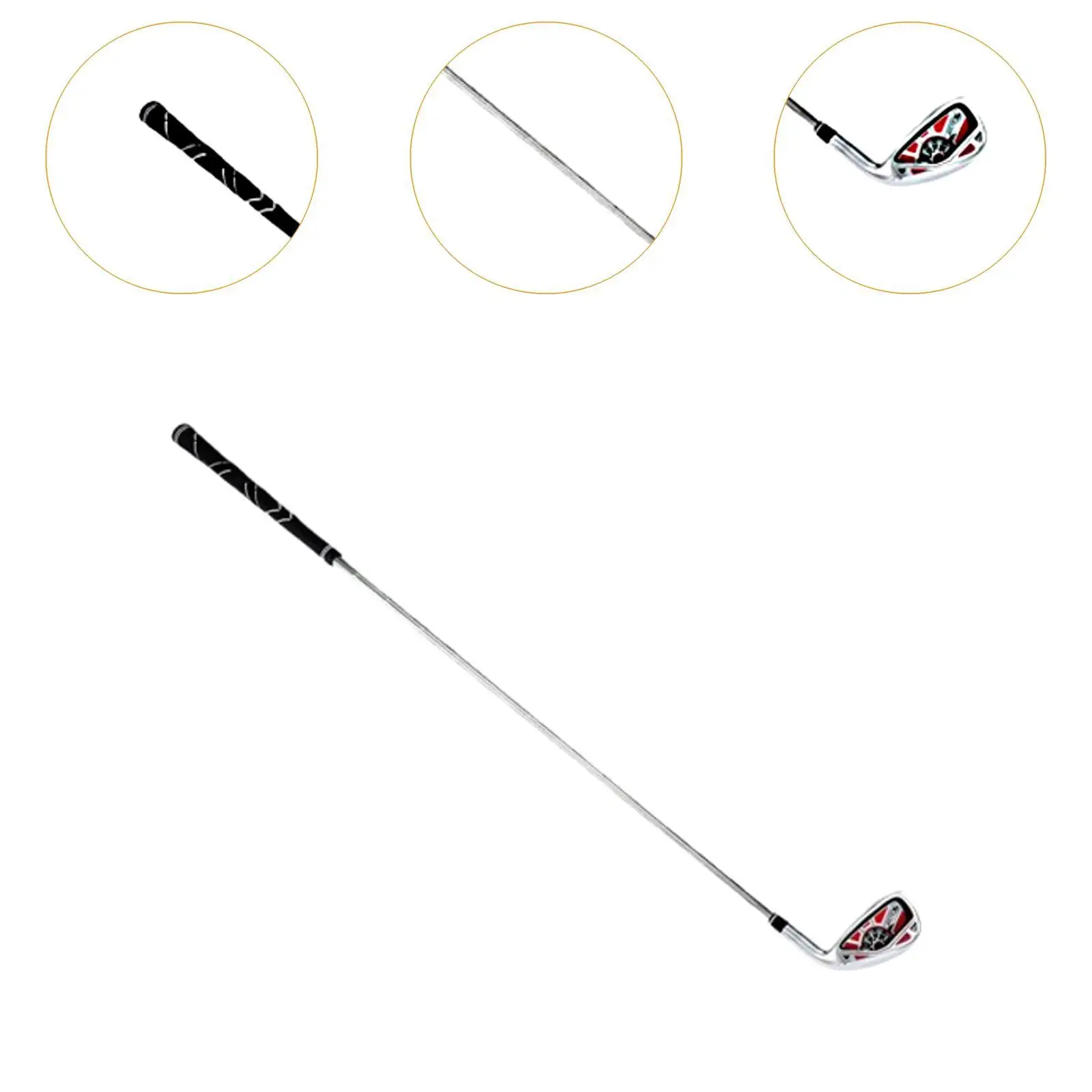 مكواة جولف لليد اليمنى للاعبي الغولف بعمود فولاذي هدية جولف فردية ممتازة رقم 7 نادي ممارسة الجولف للأداء ملمس صلب