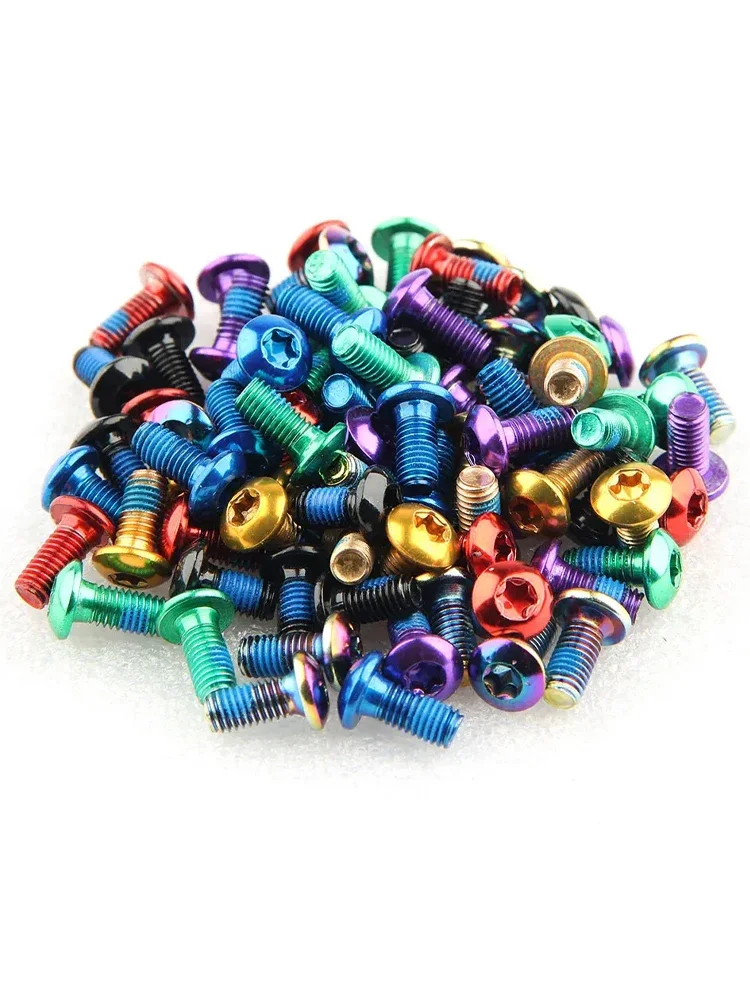 AliExpress GOLDIX NFOX 12Pcs T25 Bicycle Disc Brake Rotor Screws Various Colors Universal for MTB Road Bike Cycling Brake Accessories